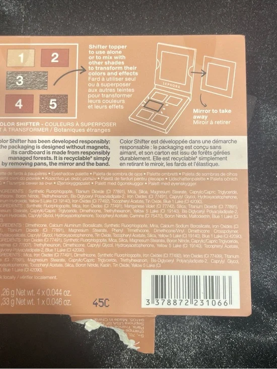 Sephora Shifter Mini Palette - Peach, Bronze & Champagne Shades - Picture 3 of 3